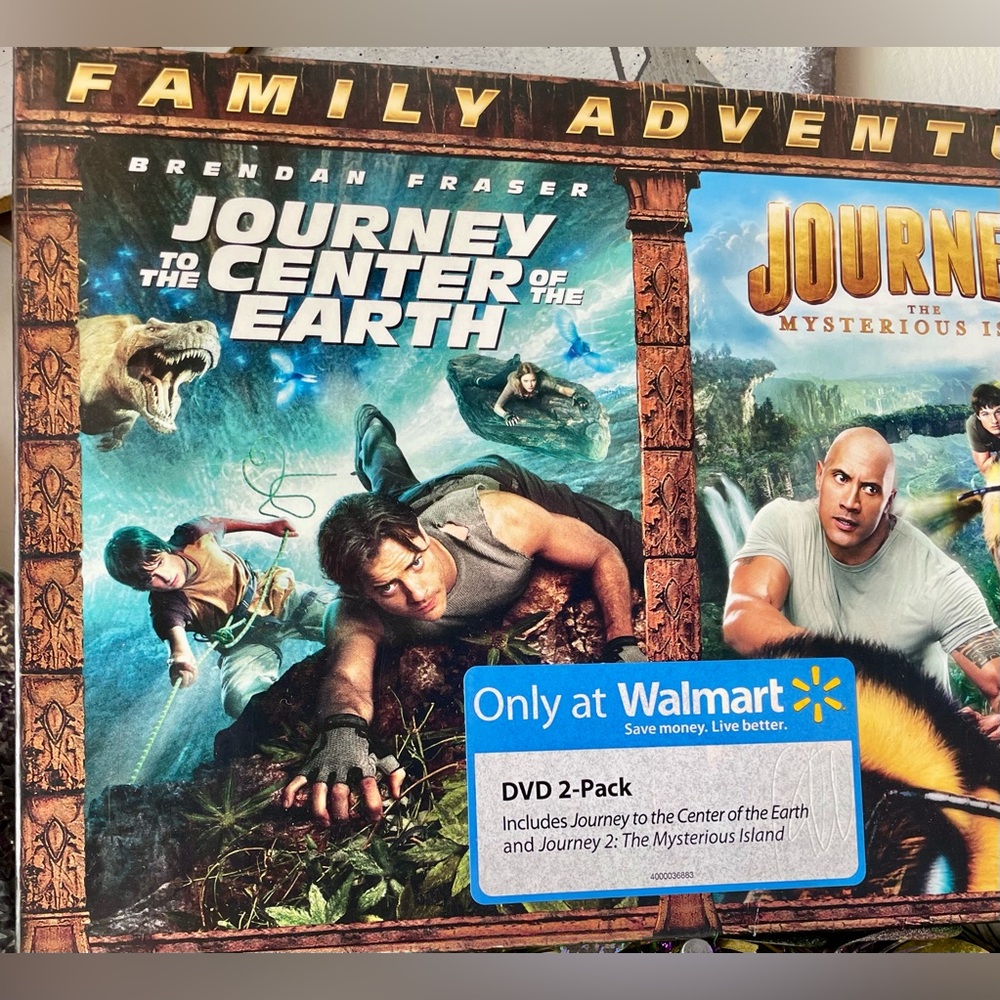 NWT Journey to the Center of the Earth DVD 2-Pack This double pk is sealed NEW